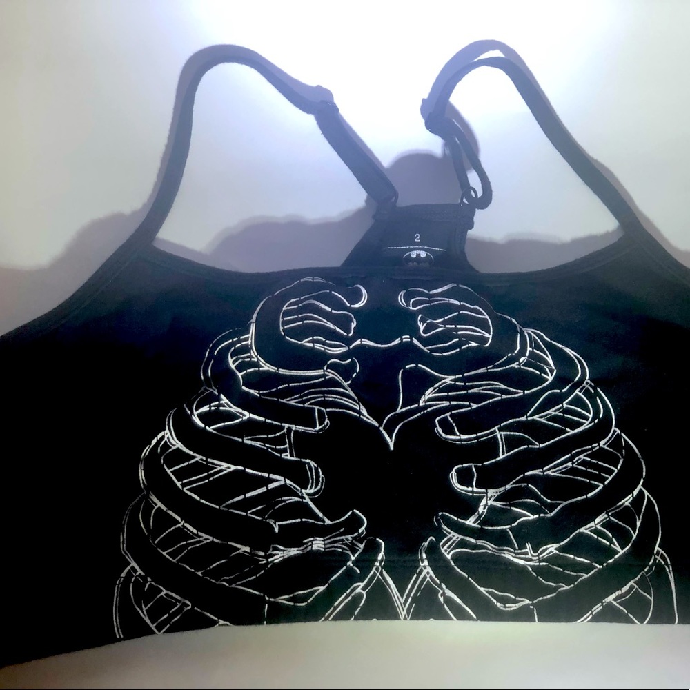Torrid Skeleton Sports Bra Size 2
